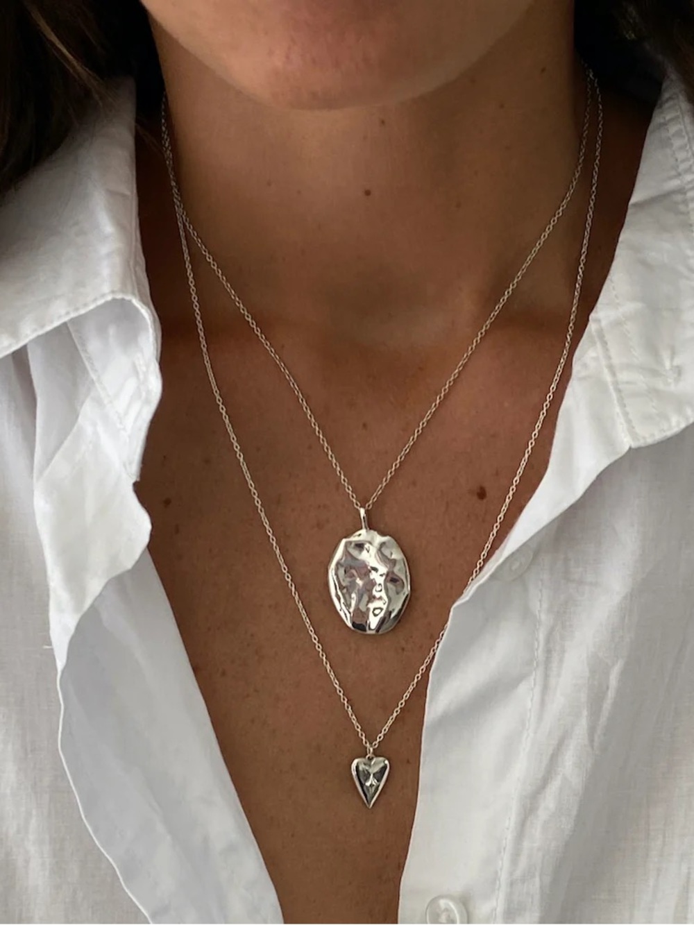 wywn Sterling Silver Mini Heart Pendant Necklace